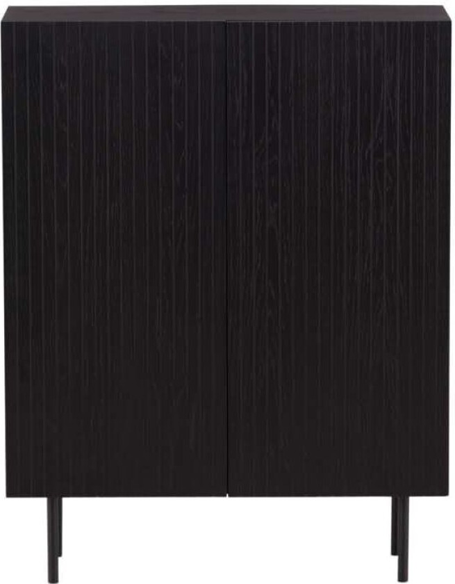 Björkön skjenk 2 dører svart.