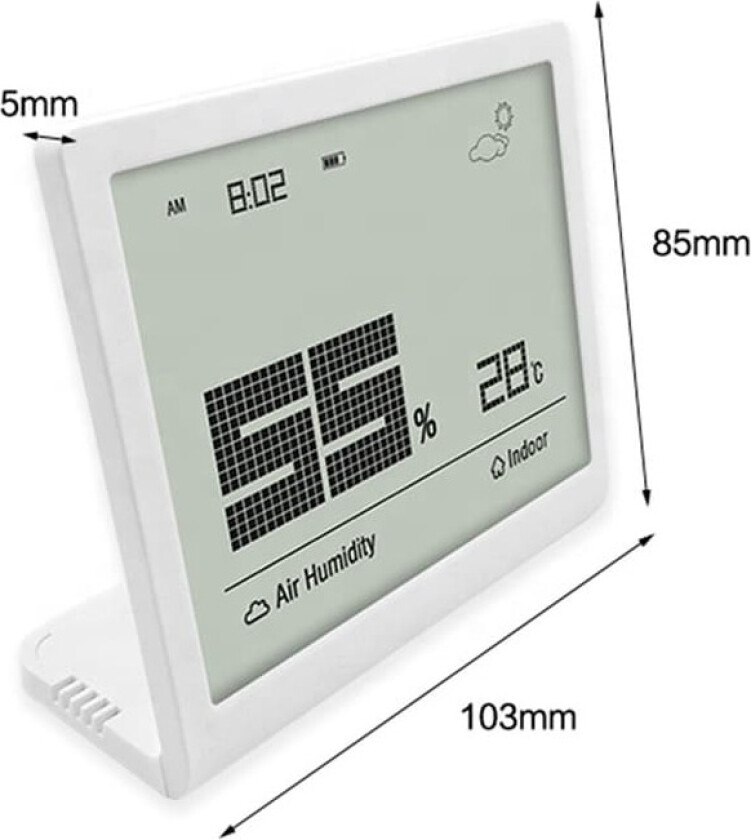 CH908 hygrometer/værstasjon