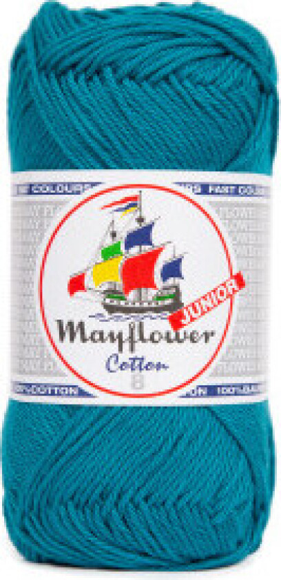Cotton 8/4 Junior Garn 111 Mørk Sjøgrønn