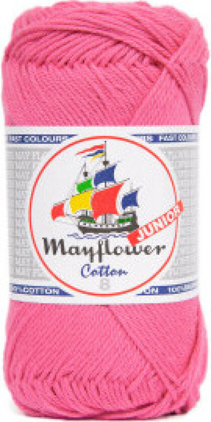 Cotton 8/4 Junior Garn 116 Støvete rosa