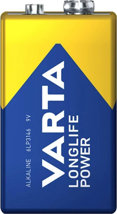 9V-batteri VARTA Longlife Power, 1 stk.