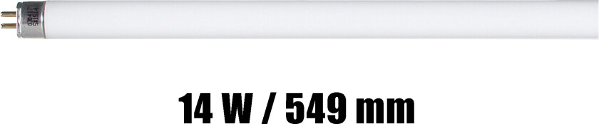 Lysrør Airam T5 G5, 3000K, 14 W / 549 mm