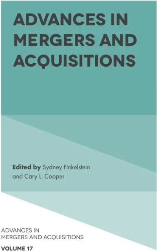 Advances in Mergers and Acquisitions