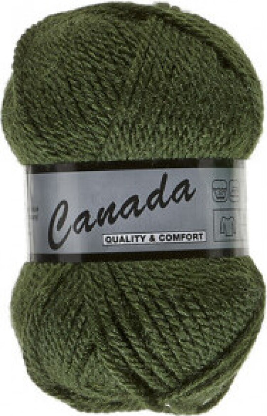 Lammy Canada Garn Unicolour 079 Armégrønt