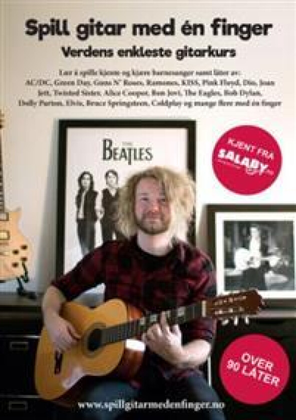 Spill gitar med én finger av John Stenersen