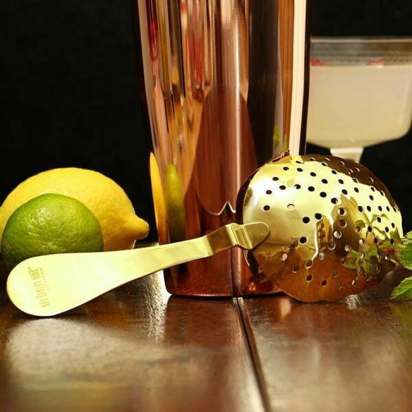 Forgylt Julep Strainer - Urban Bar