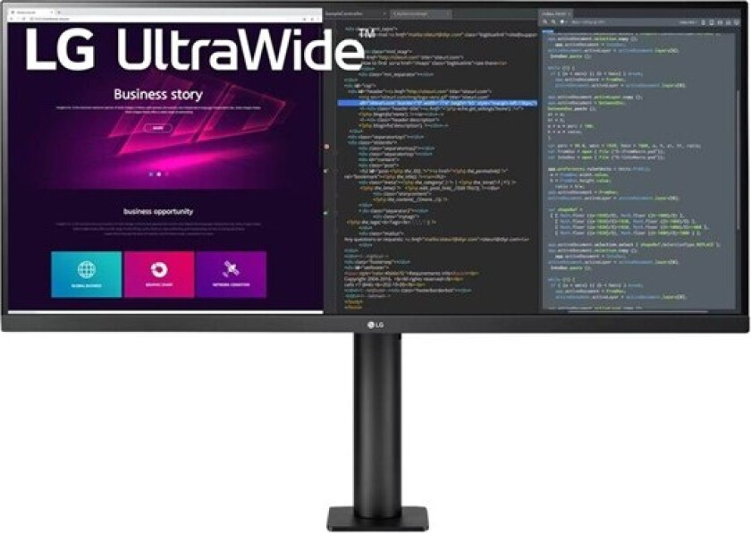 34" LG UltraWide 34WN780P-B - 3440x1440 - 75Hz - IPS - USB HUB - HDR10 - 5 ms - Skjerm