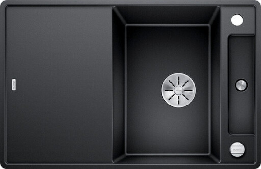 Axia III 45 S-F kjøkkenvask, 77x50 cm, antrasitt
