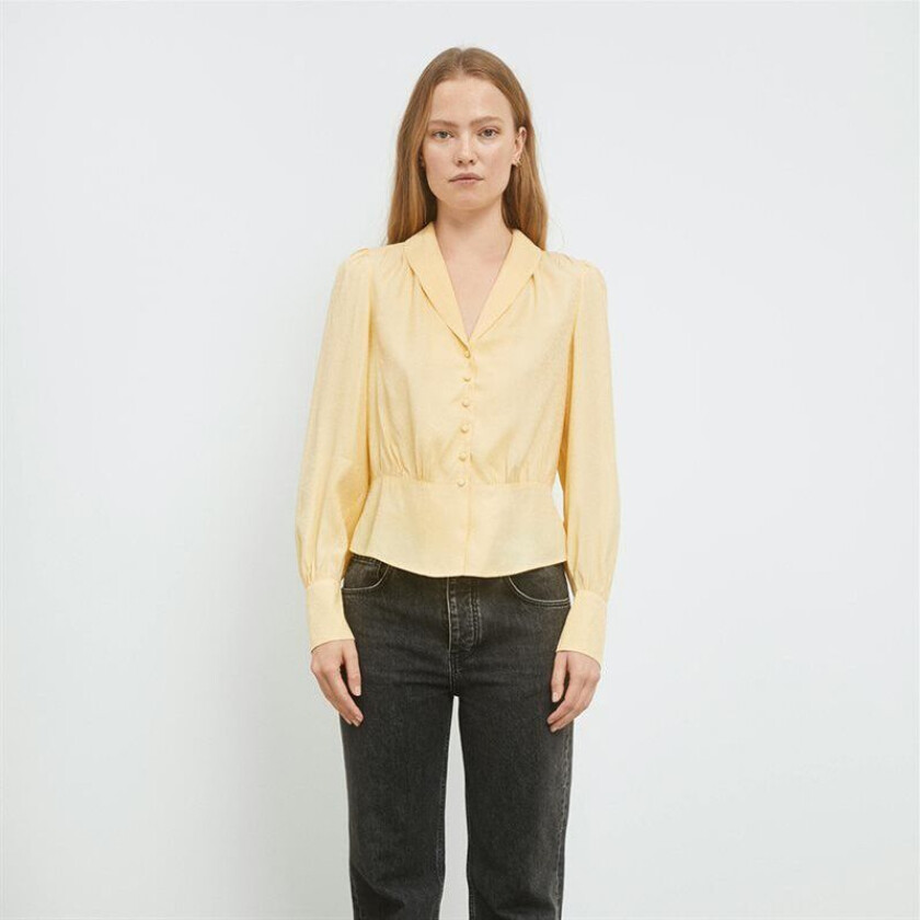 Papil Blouse - Light Yellow Gul XS