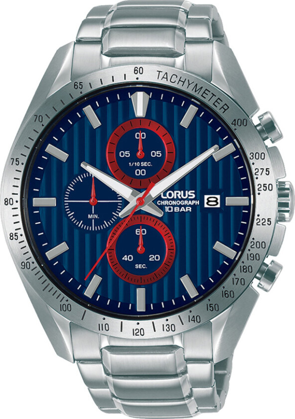 Mens Chronograph RM307HX9 - Kvarts - Sølv - Herreklokker - Rustfritt stål - ledd m/pin - Mineral
