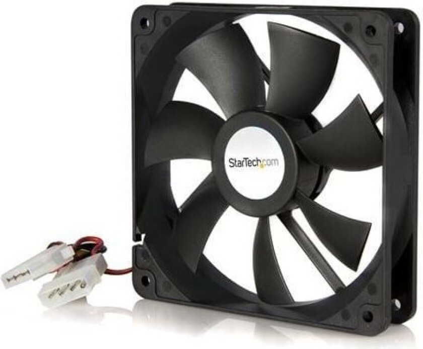 120x25mm Dual Ball Bearing Computer Case Fan w/ LP4 Connector - Kabinettvifte - 120mm - Svart