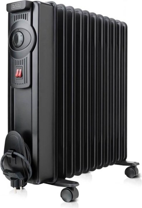 Oil Heater 1500w Black