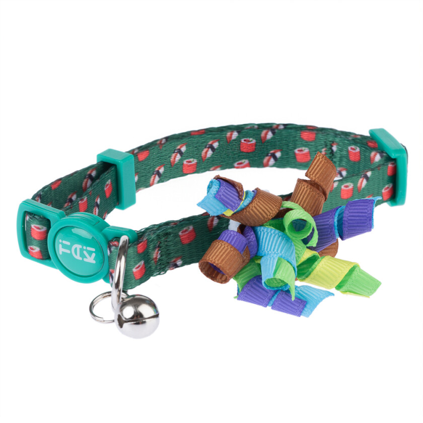 kattehalsbånd Sushi - 20 - 30 cm halsomfang, B 10 mm