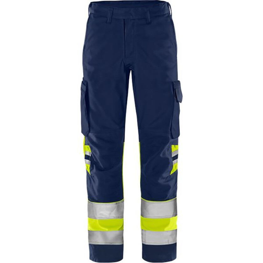 2668 GPLU Arbeidsbukse varsel, Gul/Marineblå Varsel, Gul/Marineblå