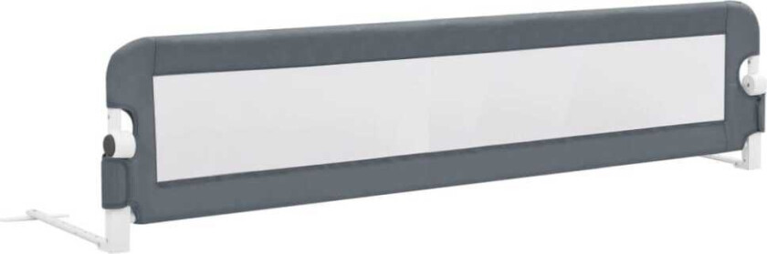 Sengehest småbarn grå 180x42 cm polyester