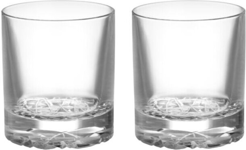 Carat Old Fashioned glass 21 cl 2-pk Klar