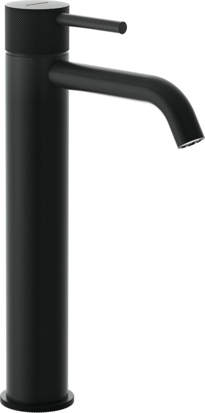 Servantbeslag Skule rillet Free Black Matt