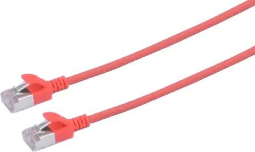Nettverkskabel Lszh Rj-45 Rj-45 Cat 6a 3m Rød