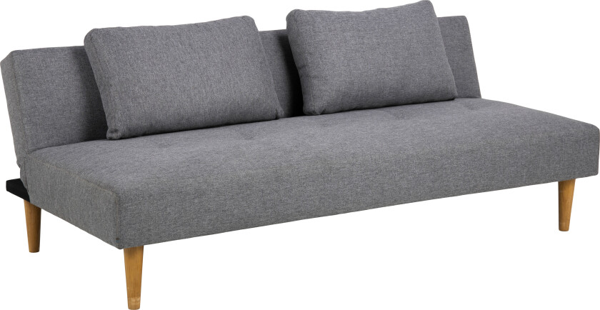 Lucca sovesofa inkl. 2 puter grå.