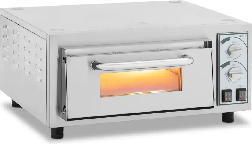 Pizzaovn - 1 kammer - 2400 B - Ø 40 cm - ildfast stein - Royal Catering