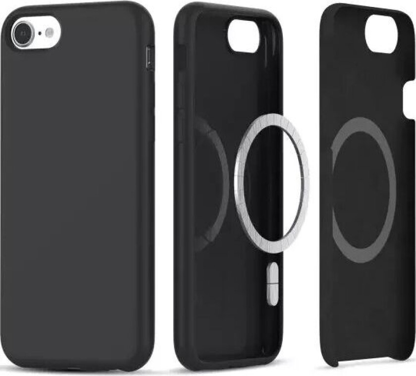 Tech-Protect iPhone SE (2022 / 2020) / 8 / 7 Tech-Protect Silikon Deksel - MagSafe Kompatibel - Svart