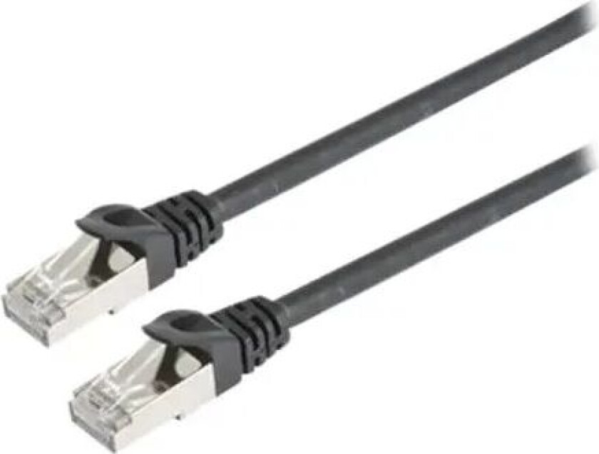 Nettverkskabel Lszh Rj-45 Rj-45 Cat 6 10m Svart