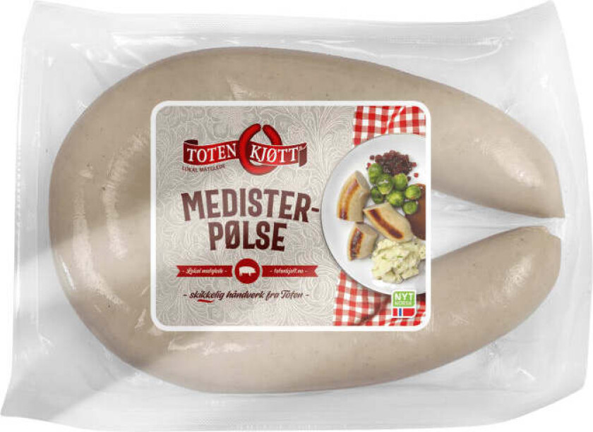 Toten Kjøtt Medisterpølse 350g