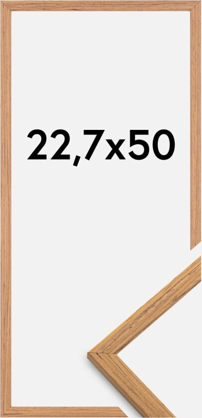 Ramme Edsbyn Akrylglass Teak 22,7x50 Cm