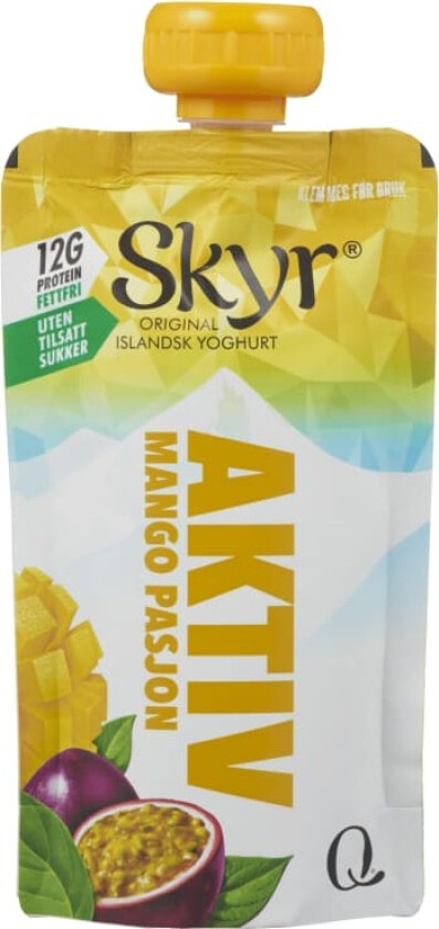 Skyr Aktiv Mango Pasjonsfrukt 125g