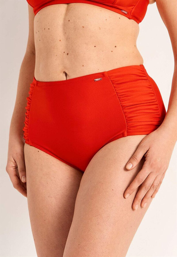 Ensfarget bikiniunderdel med høy midje Honolulu Female
