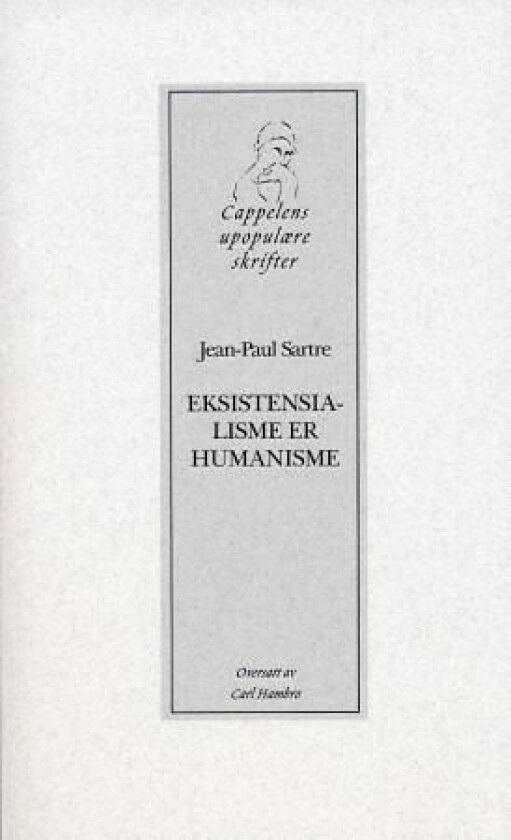 Eksistensialisme er humanisme av Jean-Paul Sartre