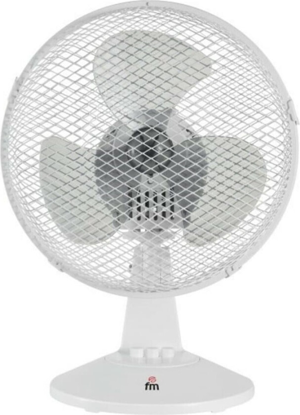 Table Fan Grupo FM 65786 25 W Ø 23 cm White