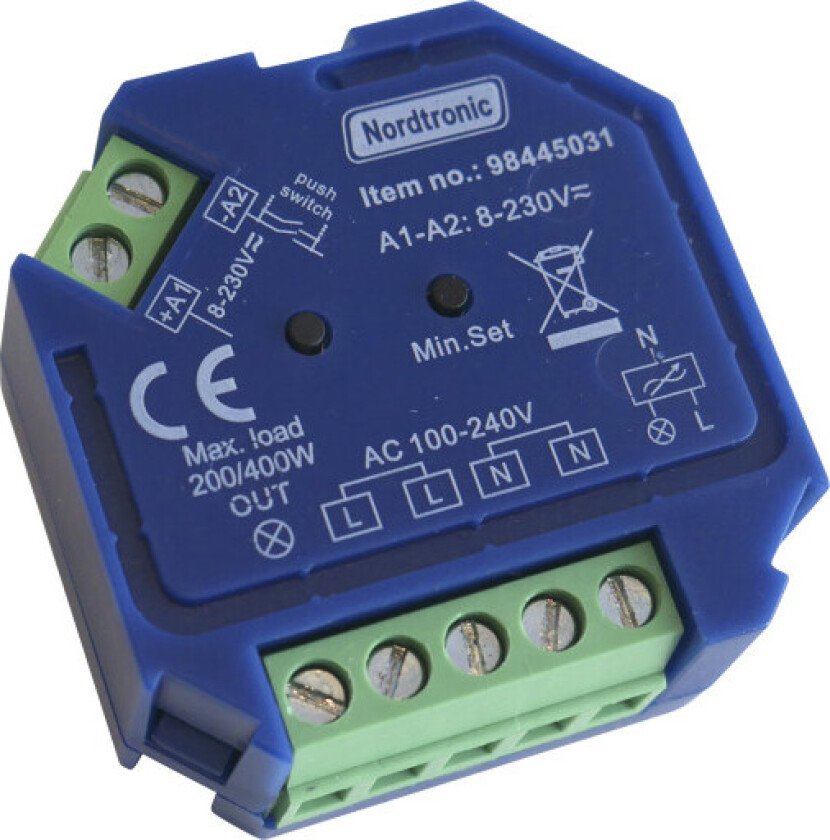Box Dimmer Triac, bakkantdimmer