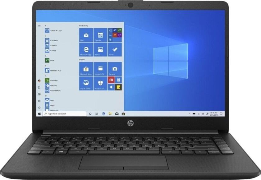 14-cf2001no - Pentium Silver N5030 / 1.1 GHz - Win 10 Home in S mode - 4 GB RAM - 128 GB SSD - 14 IPS 1920 x 1080 (Full HD) - UHD Graphics 605 - Wi-Fi 5, Bluetooth - Sort - kbd: Pan Nordic