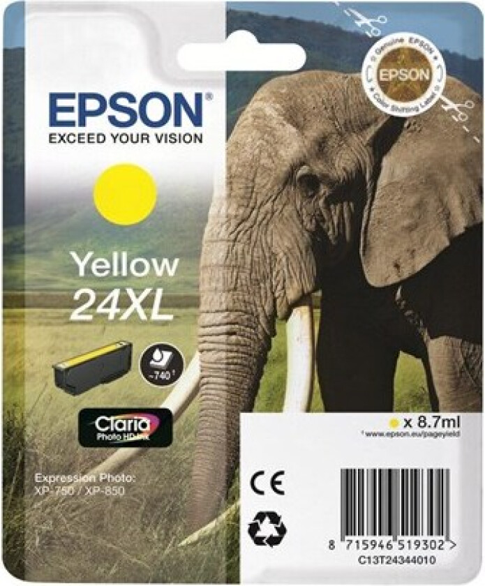 24XL Ink Cartridge - Yellow - Blekkpatron Yellow