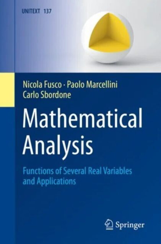 Mathematical Analysis av Nicola Fusco, Paolo Marcellini, Carlo Sbordone