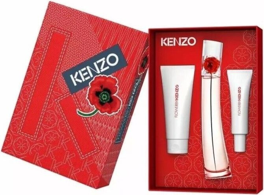 Kenzo Giftset Kenzo Flower By Kenzo Edp 50ml + Body Lotion 75ml + Hand Cream 20ml