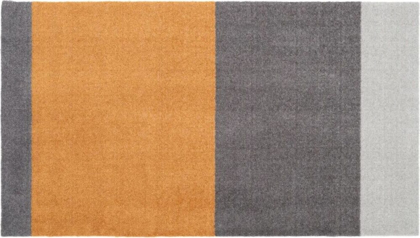 tica copenhagen Stripes by tica, horisontal, entréteppe Grey-grey-dijon, 67 x 120 cm