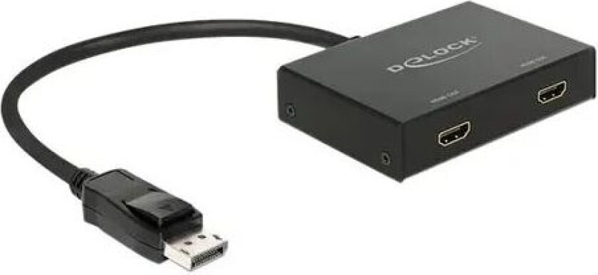 Displayport 1.2 Splitter 1 X Displayport In > 2 X Hdmi Out 4k