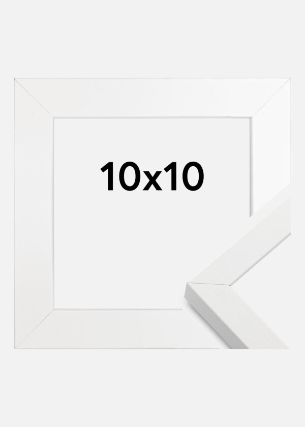 Ramme Amanda Box Hvit 10x10 Cm