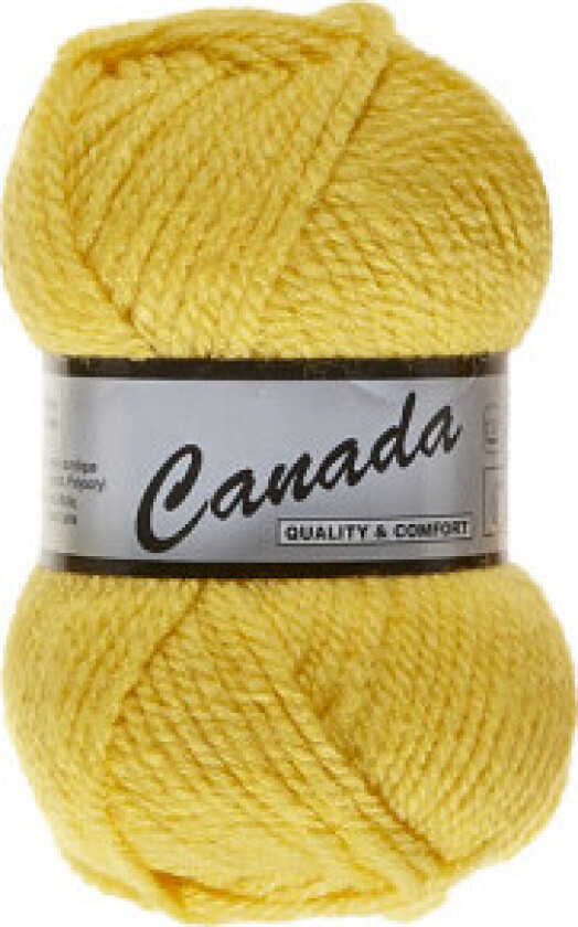 Lammy Canada Garn Unicolour 372 Gult