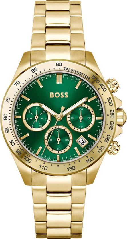 Boss Novia 1502750 - Kvarts - Gull - Dameklokker - Rustfritt stål - ledd m/pin - Mineral