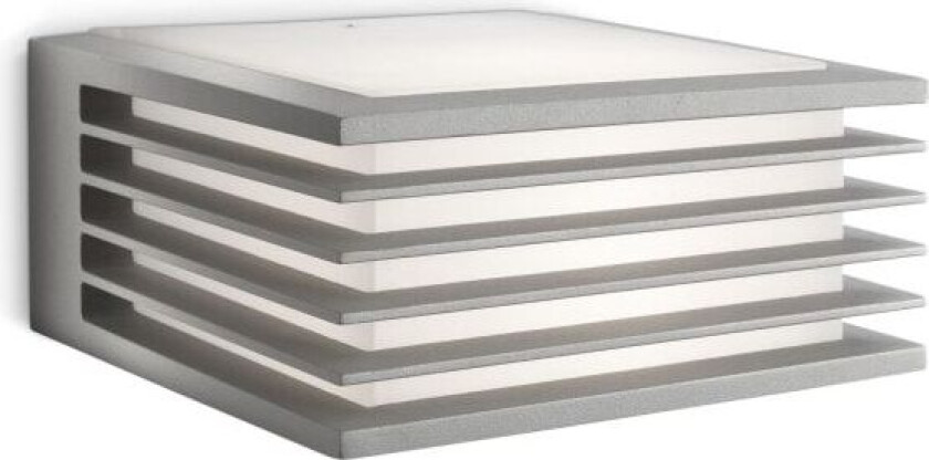 myGarden Vegglampe, Vegglys, Grå, Aluminium, IP44, Hage, Terrasse, II