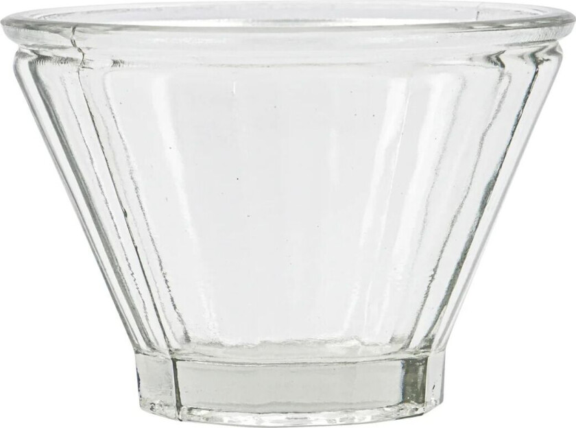 Fren telysholder 7 cm Klar