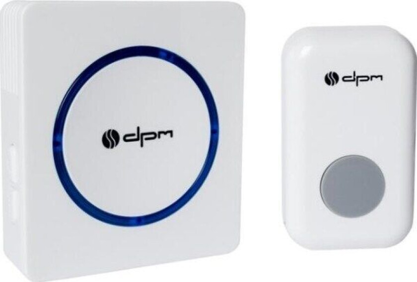 Batteri trådløs ringeklokke, hvit WA289DW