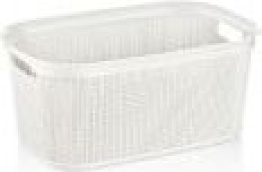 Laundry Basket 38L Knit M-080 White