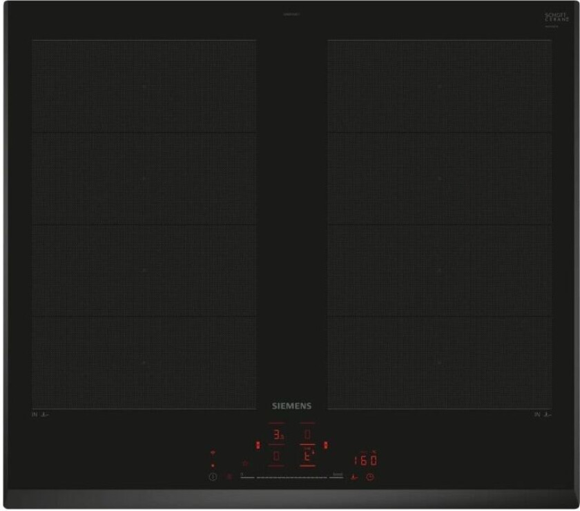 iQ700 EX651HXC1E - Induksjonskomfyrtopp - 4 plater - Nisje - bredde: 56 cm - dybde: 49 cm - fasett - svart