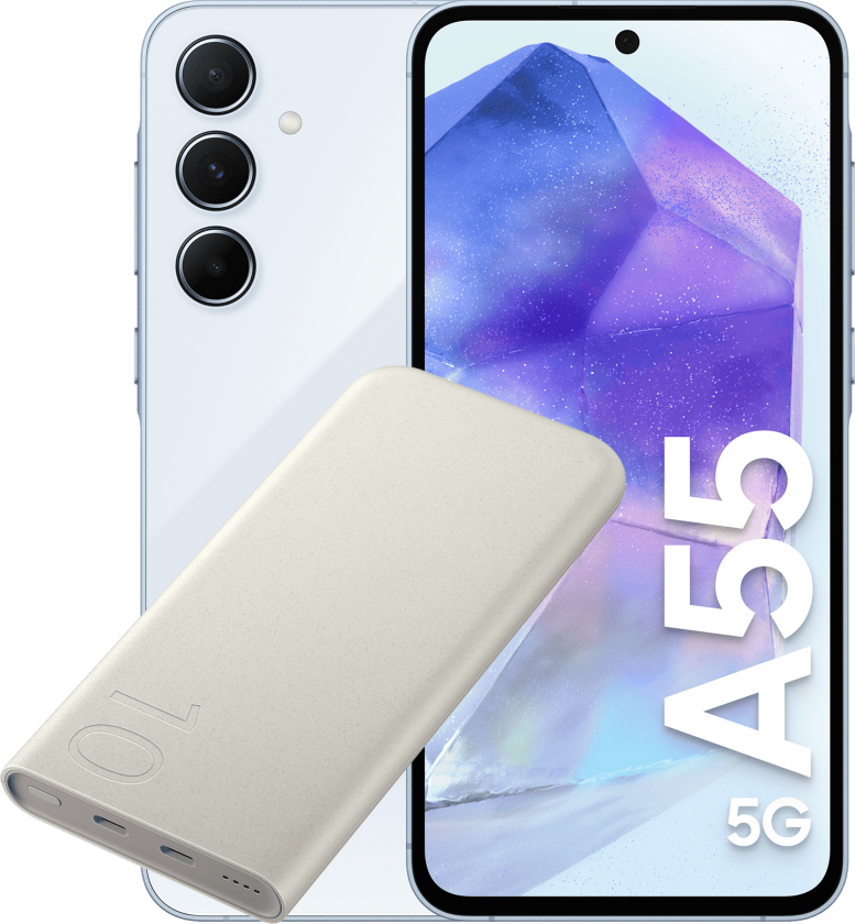 Galaxy A55 5g 128gb, Lys Blå