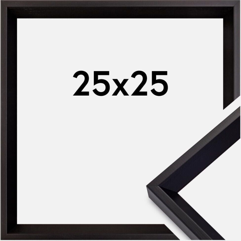 Ramme Globe Akrylglass Svart 25x25 Cm