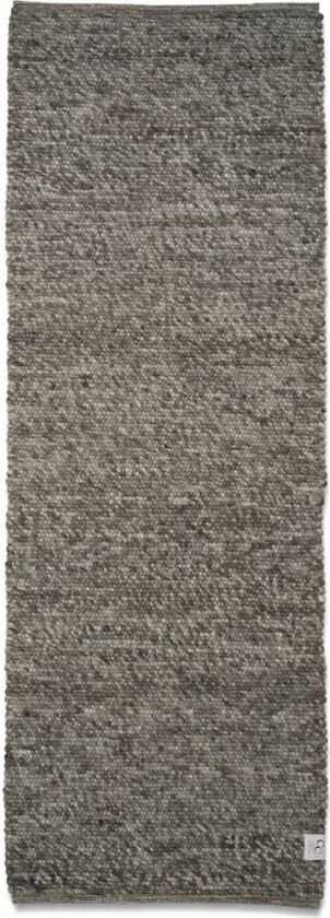 Merino ullteppe 80x250 cm Grå